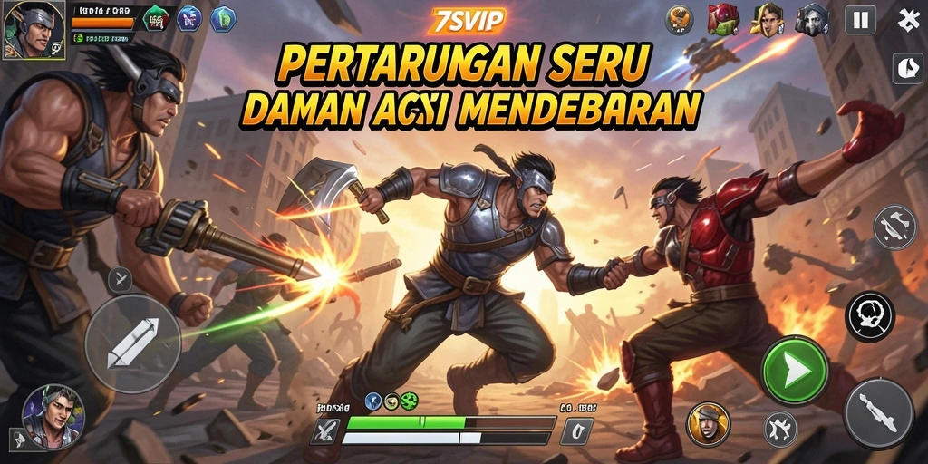 Tampilan gameplay 7SVIP dalam aksi mendebarkan.