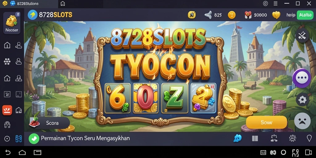 Tampilan gameplay Tycoon yang menarik dan mengasyikkan di 8728SLOTS.