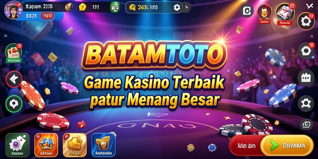 Screenshot utama menunjukan gameplay seru di <strong>BATAMTOTO</strong> dengan animasi menarik.