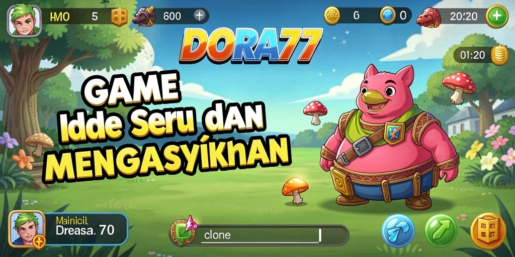 Screenshot gameplay DORA77 yang menunjukkan momen seru dalam permainan.