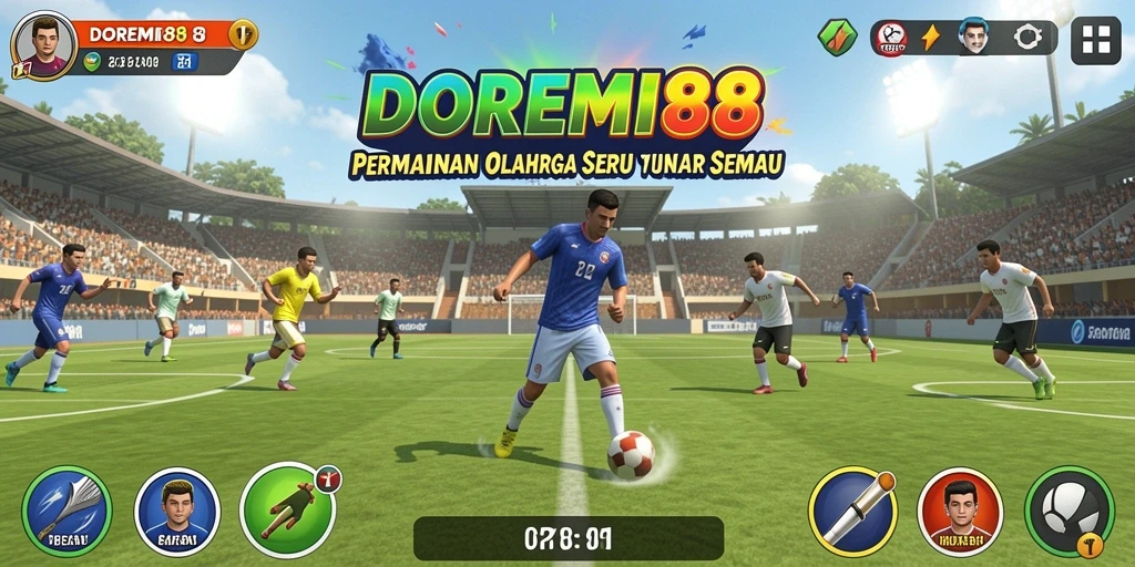 Tampilan seru gameplay DOREMI88 dalam olahraga kompetitif.