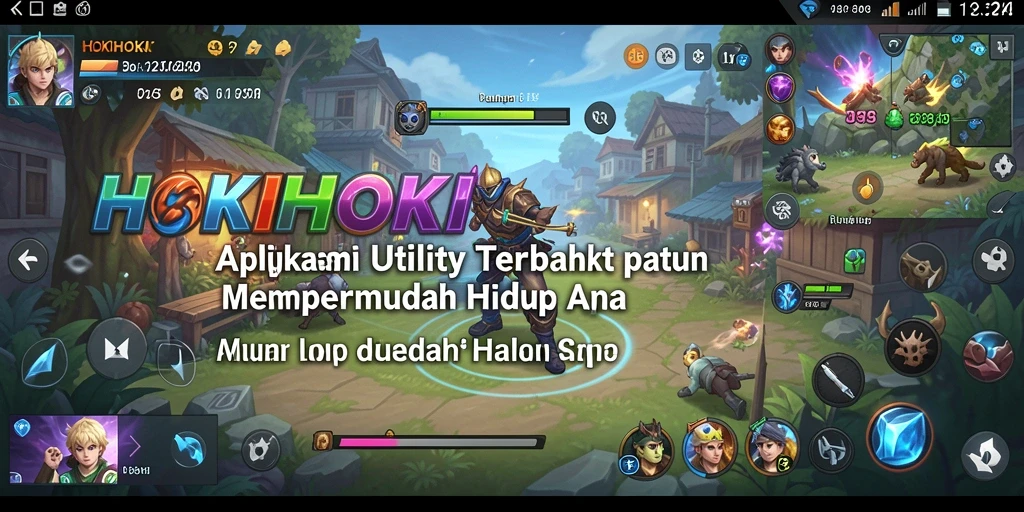 Screenshot utama HOKIHOKI menampilkan antarmuka pengguna yang sederhana dan fungsional.