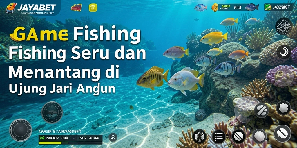 Screenshot gameplay JAYABET yang menampilkan keseruan memancing.