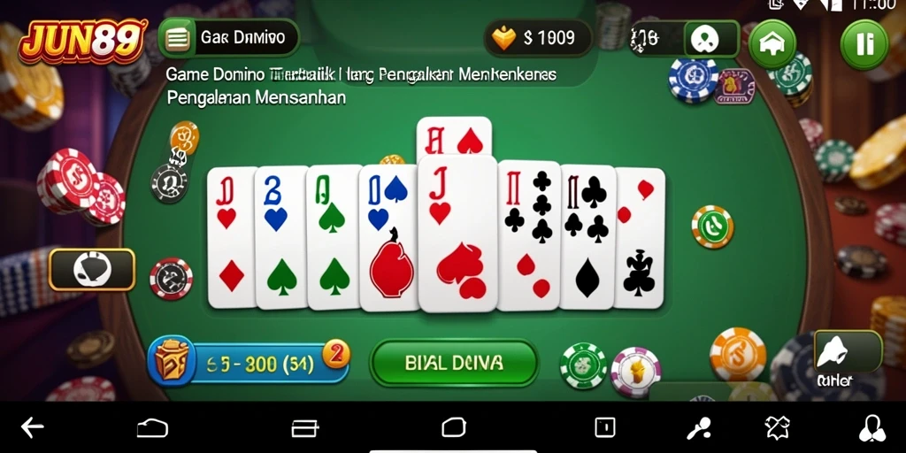 Tampilan gameplay seru dan menarik di JUN88.