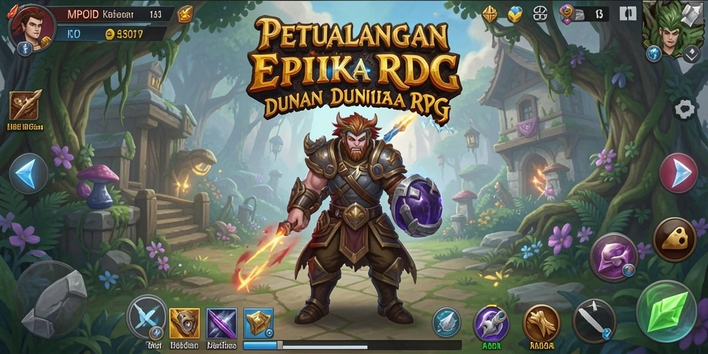 Tampilan gameplay seru di MPOID dengan pertarungan yang mendebarkan.