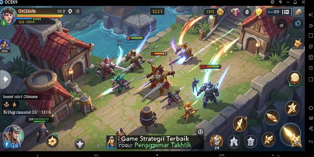 Tampilan gameplay OCE69 dengan strategi yang mendalam dan menantang.