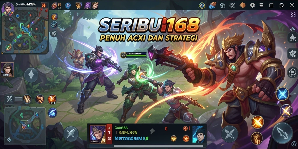 Gameplay SERIBU168 yang intens dan penuh strategi.