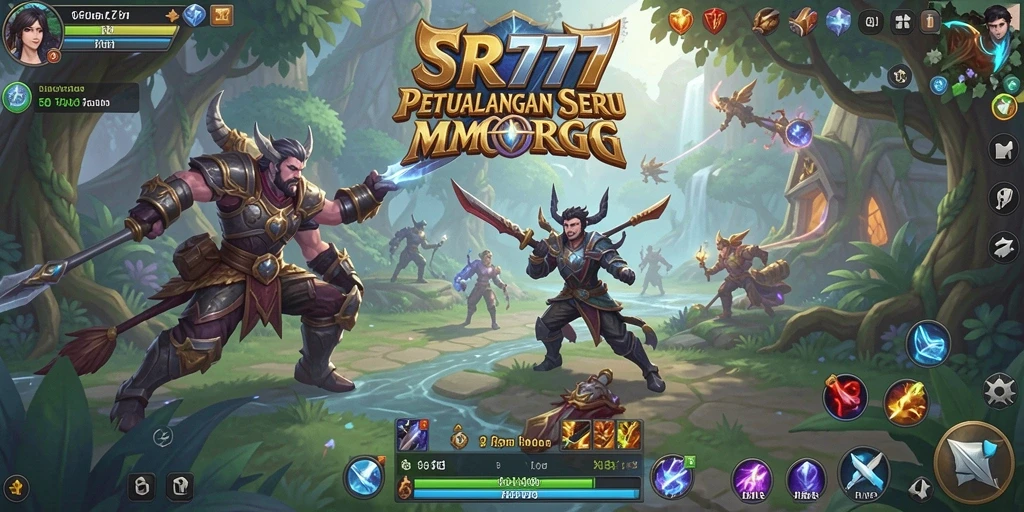 Tampilan gameplay yang mendebarkan dalam dunia MMORPG SR777.