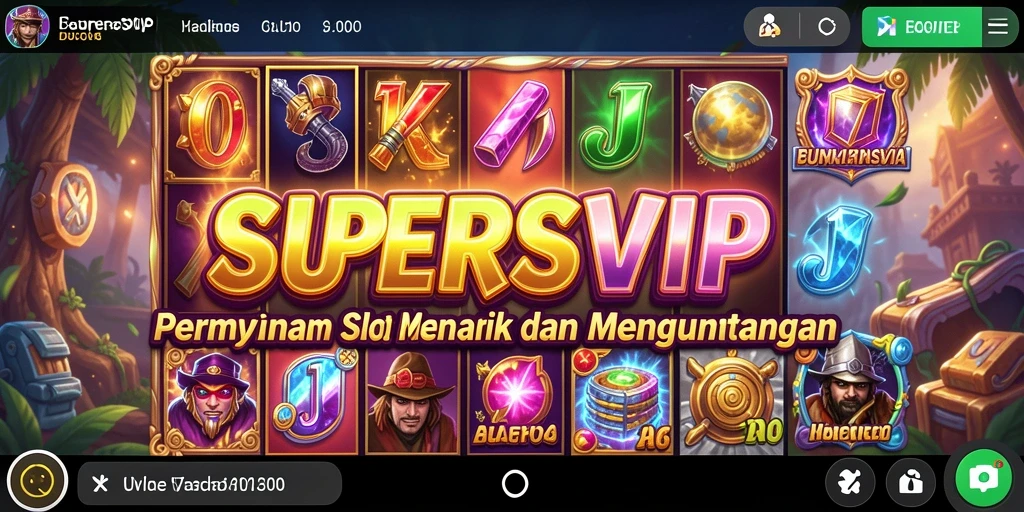 Pengalaman seru bermain slot di SUPERSVIP dengan grafis menarik.