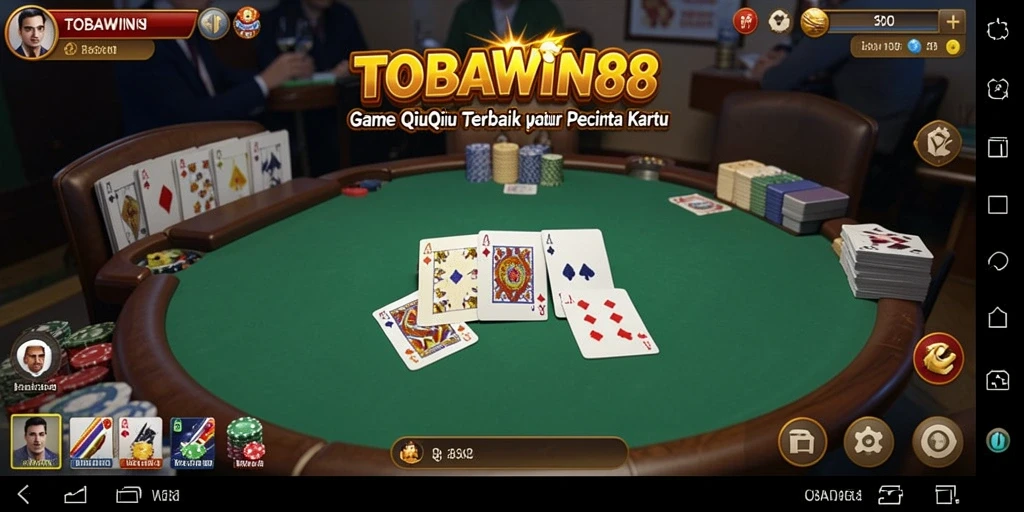 Tampilan gameplay QiuQiu yang seru dan mendebarkan.