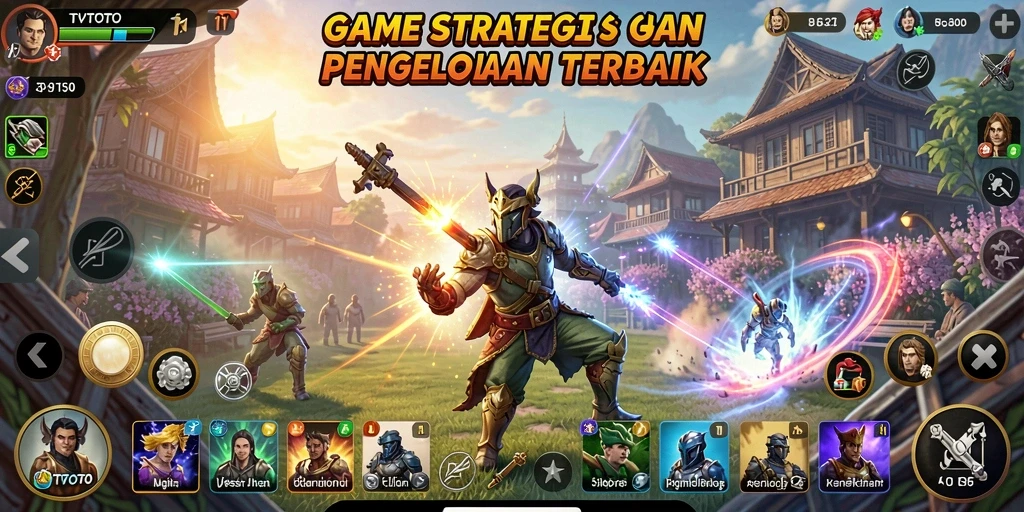 Tampilan menarik dari gameplay SLG yang mendebarkan.
